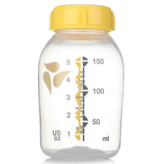 medela 美德乐 母乳储存瓶 标准口径 PP材质 150ml