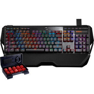 芝奇（G.SKILL)KM780 背光铝合金旗舰版 122键机械键盘  红轴 RGB