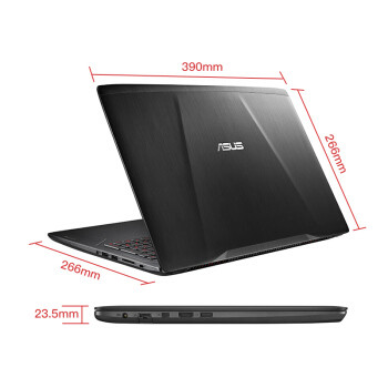 ASUS FX60VM i7-6700HQ GTX1060 動作良好 ASUS/华硕飞行堡垒FX60VM GTX 1060 3G 游戏本酷睿i7-6700HQ 黑色8GB
