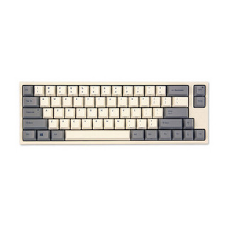 利奥博德 Leopold FC660C 日本topre静电容机械键盘 PBT键帽热升华印刷  灰白配色