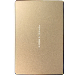 LaCie Porsche Design P9227 2.5英寸 移动硬盘  2T 土豪金 USB-C