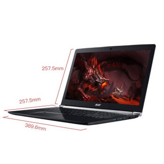 acer 宏碁 暗影骑士系列 暗影骑士3 Pro 15.6英寸 笔记本电脑 酷睿i5-7300HQ 8GB 256GB SSD+1TB HDD GTX 1060 6G 72%NTSC 黑色