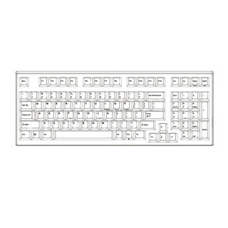 利奥博德 Leopold FC980M PBT键帽 机械键盘 Renegades紧凑型  茶轴 蓝灰