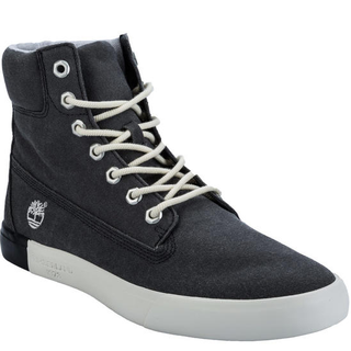 Timberland 添柏岚 Newport Bay 男士高帮帆布休闲鞋 Charcoal UK10