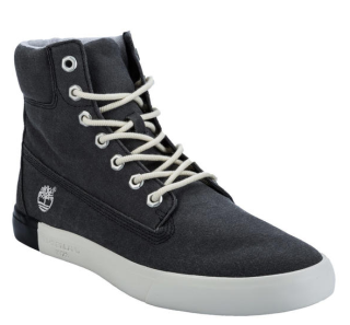 Timberland 添柏岚 Newport Bay 男士高帮帆布休闲鞋 Charcoal UK10