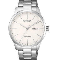 西铁城（CITIZEN）手表 自动机械白盘商务男款NH8350-83AB