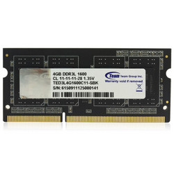 十铨（Team） 低电压 DDR3 1600 笔记本内存 4G