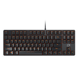 Dareu 达尔优 DK100 机械键盘 (红轴、87键、黑色、无光) *2件