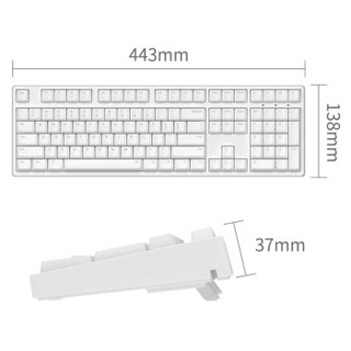 iKBC DC-108 机械键盘 (Cherry红轴、白色)