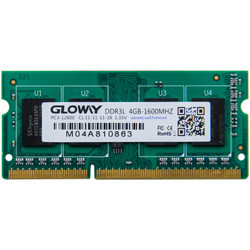 光威（Gloway）4GB DDR3L 1600 笔记本内存条/低电压款 战将系列-精选颗粒/稳定兼容