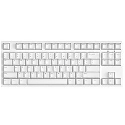 ikbc C87 机械键盘 有线键盘 cherry轴 樱桃轴 吃鸡神器 笔记本键盘 白色 茶轴