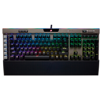 美商海盗船 (USCORSAIR) K95 RGB PLATINUM 机械键盘 银轴 青铜色
