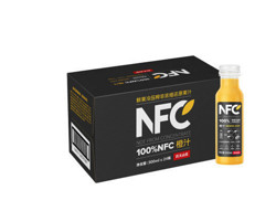 农夫山泉 NFC果汁饮料 100%NFC橙汁 300ml*24瓶 *2件