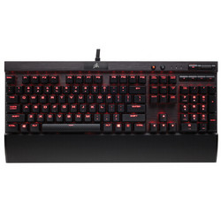 CORSAIR 美商海盗船 Gaming系列 K70 机械游戏键盘 茶轴 黑色 红光
