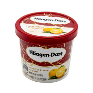 Häagen·Dazs 哈根达斯 橙香柚子口味 冰淇淋 81g