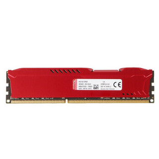 金士顿(Kingston)骇客神条 Fury系列 DDR3 1600 8GB台式机内存(HX316C10FW/8)  红色 8G