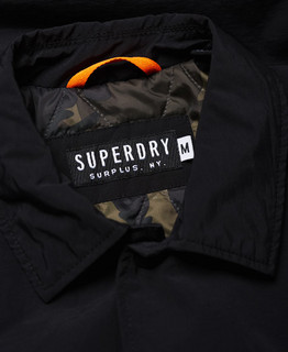 Superdry 极度干燥 Surplus Goods 男士 夹层 教练夹克