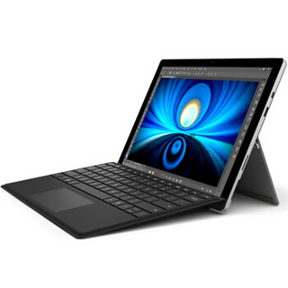 Microsoft 微软 Surface Pro 4 12.3英寸 二合一平板电脑 酷睿i5-6300U 4GB+128GB WiFi版 亮铂金+黑色键盘套装