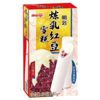 PLUS会员：meiji 明治 炼乳红豆雪糕 64g*6支