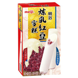 明治(meiji)炼乳红豆雪糕 64g*6 *5件