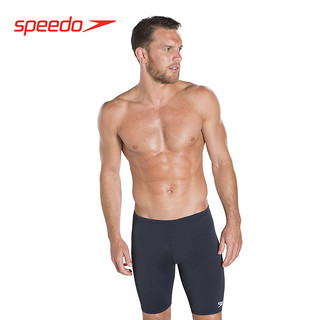  speedo 速比涛 800722 男子纯色五分及膝泳裤