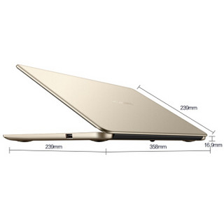 HUAWEI 华为 MateBook D 15.6英寸轻薄笔记本电脑 (i5-7200U 8G 256G 940MX 2G独显 FHD office) 金色