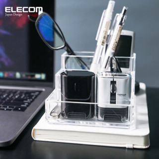 宜丽客（ELECOM） 日本无线蓝牙便携式马克鼠 笔记本充电小巧鼠标  黑色
