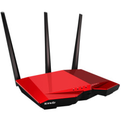 腾达(Tenda)AC18 1900M 旗舰版 双千兆无线路由器 智能5G双频 千兆有线端口 Wifi无线穿墙 旗舰红
