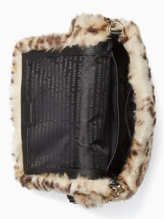 kate spade 凯特丝蓓 run wild leopard-print muff 女士单肩斜挎包