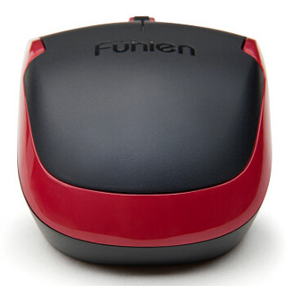 富勒（Fühlen）M65 节能无线鼠标  黑红
