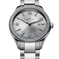 淘金V计划：MAURICE LACROIX 艾美 Miros系列 MI1014-SD502130 女士镶钻时装腕表