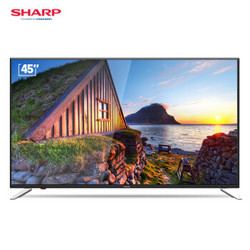 SHARP 夏普 LCD-45SF470A 45英寸HDR智能语音平板液晶电视机