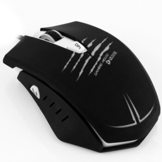 dareu 达尔优 lm109 有线鼠标 2000dpi 金属灰