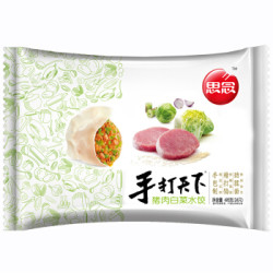 思念 手打天下 猪肉白菜水饺 495g 