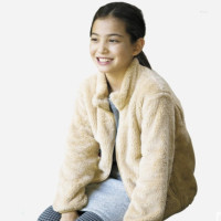 优衣库 UNIQLO 优衣库 400023 儿童长粒绒拉链夹克
