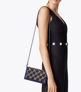  TORY BURCH 汤丽柏琦 CLEO EMBELLISHED 女士斜挎包