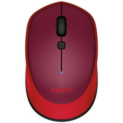 logitech 罗技 M336 无线蓝牙鼠标 红色