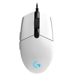 Logitech 罗技 G102 有线游戏鼠标 白色