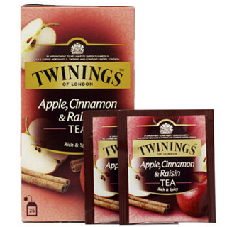 TWININGS 川宁 苹果肉桂葡萄果香红茶茶包 50g