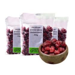 The Market Grocer 整粒蔓越莓干 250g*3袋装  