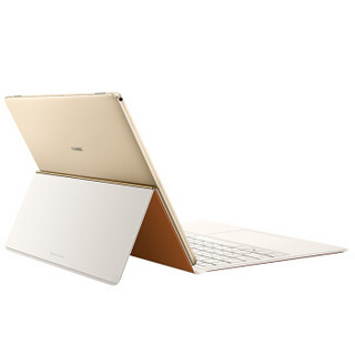 HUAWEI 华为 MateBook E 12.0英寸 Windows 二合一平板电脑(2160*1440dpi、酷睿i5-7Y54、4GB、256GB SSD、WiFi版、香槟金）+粉色键盘