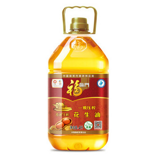 福临门 压榨一级 传承土榨 花生油 4L