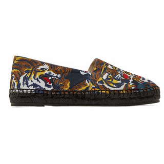 Kenzo Multicolor Flying Tiger Espadrilles 女款老虎图案草编鞋