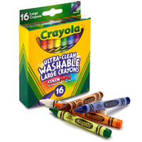 Crayola 绘儿乐 W52-3280 可水洗蜡笔 12色