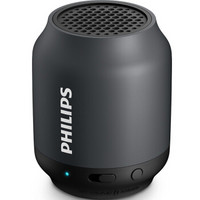 Philips/飞利浦BT25B/93无线蓝牙音箱 蓝牙4.0 便携式迷你口袋手机/电脑小音响 QQ音箱低音炮 黑色