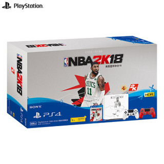 SONY 索尼 PlayStation 4 《NBA 2K18》限量珍藏套装 500GB 白色