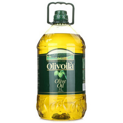 欧丽薇兰 橄榄油 5L/桶 食用油 纯正压榨 中式烹饪进口家用桶装 *2件
