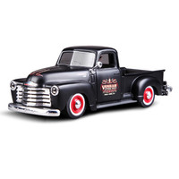 Maisto 美驰图 1:25 1950雪佛兰 3100皮卡改装 哑黑色