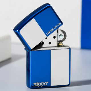 ZIPPO 之宝 ZBT-3-122 十字纹涂层蚀刻镀银 煤油防风火机