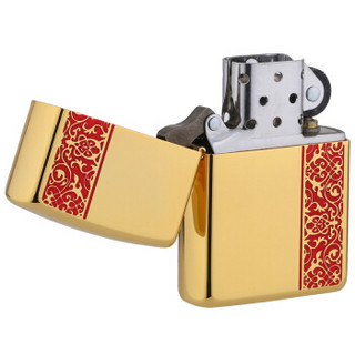 ZIPPO 之宝 ZBT-2-46 爱情系列 粉红侧纹镜面蚀刻 煤油防风火机